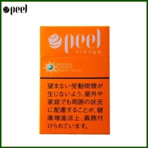Peel百樂橙味爆珠香煙9mg日本本土免稅香港現貨